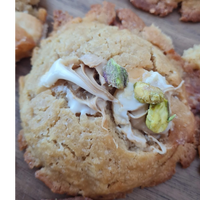 Cookie Pistacho y choco blanco